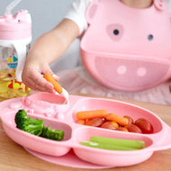 Marcus & Marcus Yummy Dips Suction Divided Plate