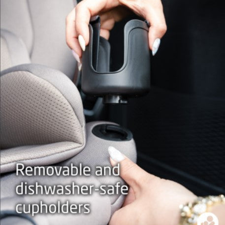 Maxi-Cosi Andi 360 rotating all-in-one convertible car seat with removable dishwasher-safe cupholders