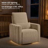 Maxi-Cosi Dorian Swivel Glider and Power Recliner with Night Light