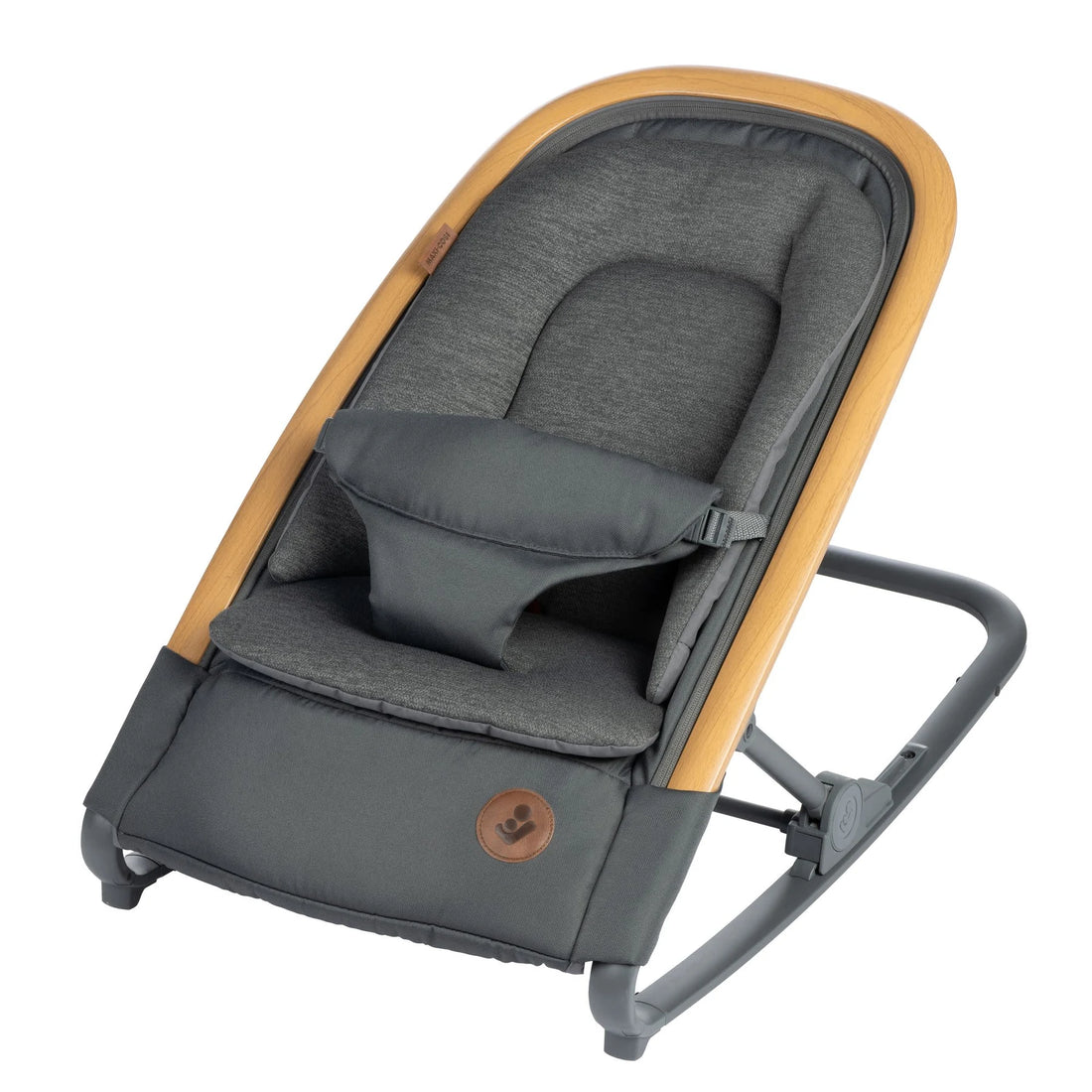 Maxi-Cosi Kori 2-in-1 Rocker in Classic Graphite, front three-quarter view