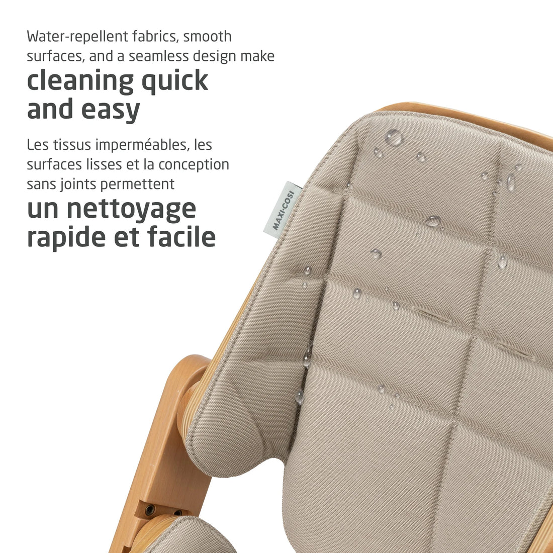 Maxi-Cosi Nesta 3-In-1 High Chair — wipe-clean padded seat