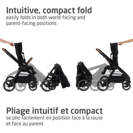 Maxi Cosi Oxford Stroller & Mico Luxe+ Travel System