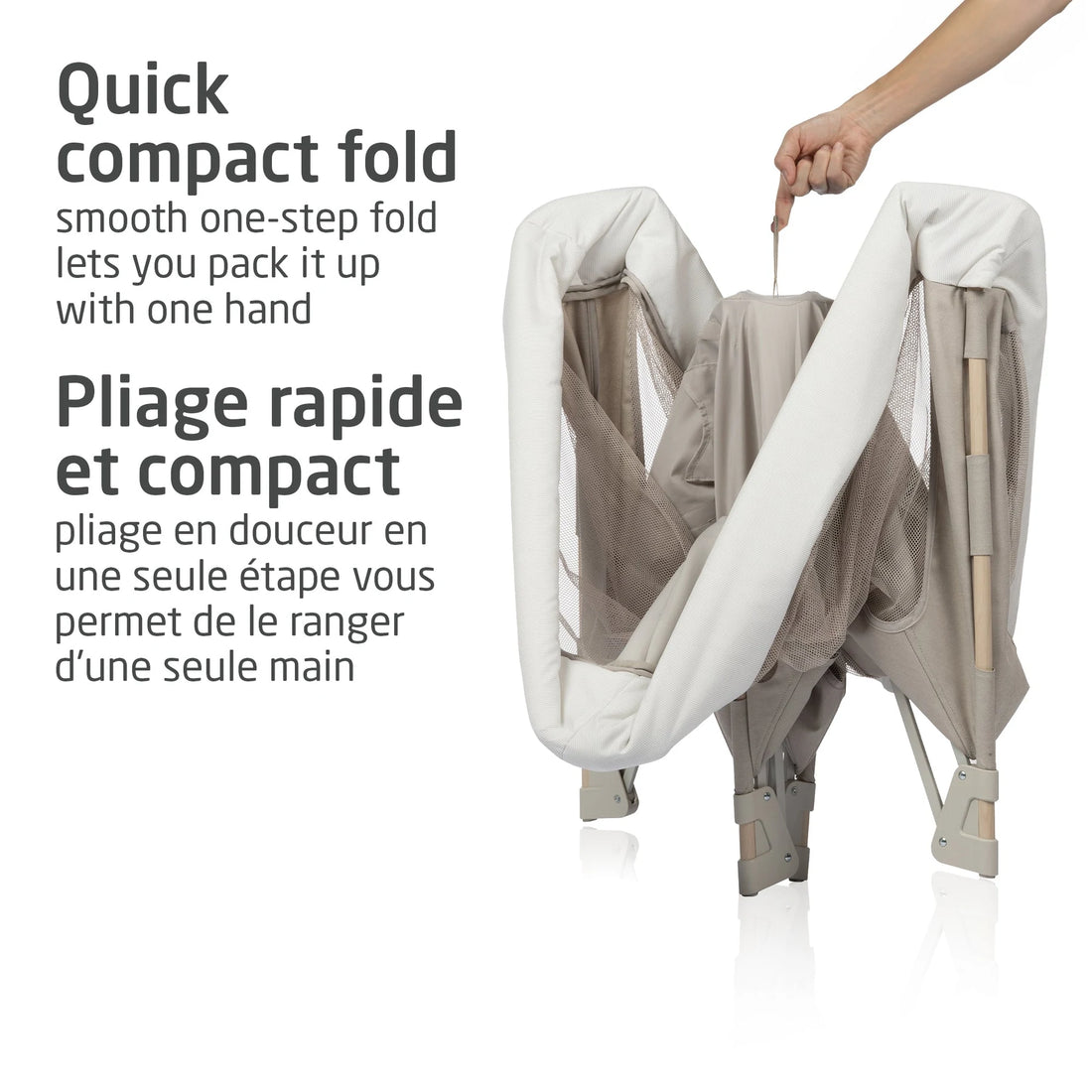 Maxi-Cosi Swift 3-in-1 Playard — one-step compact fold