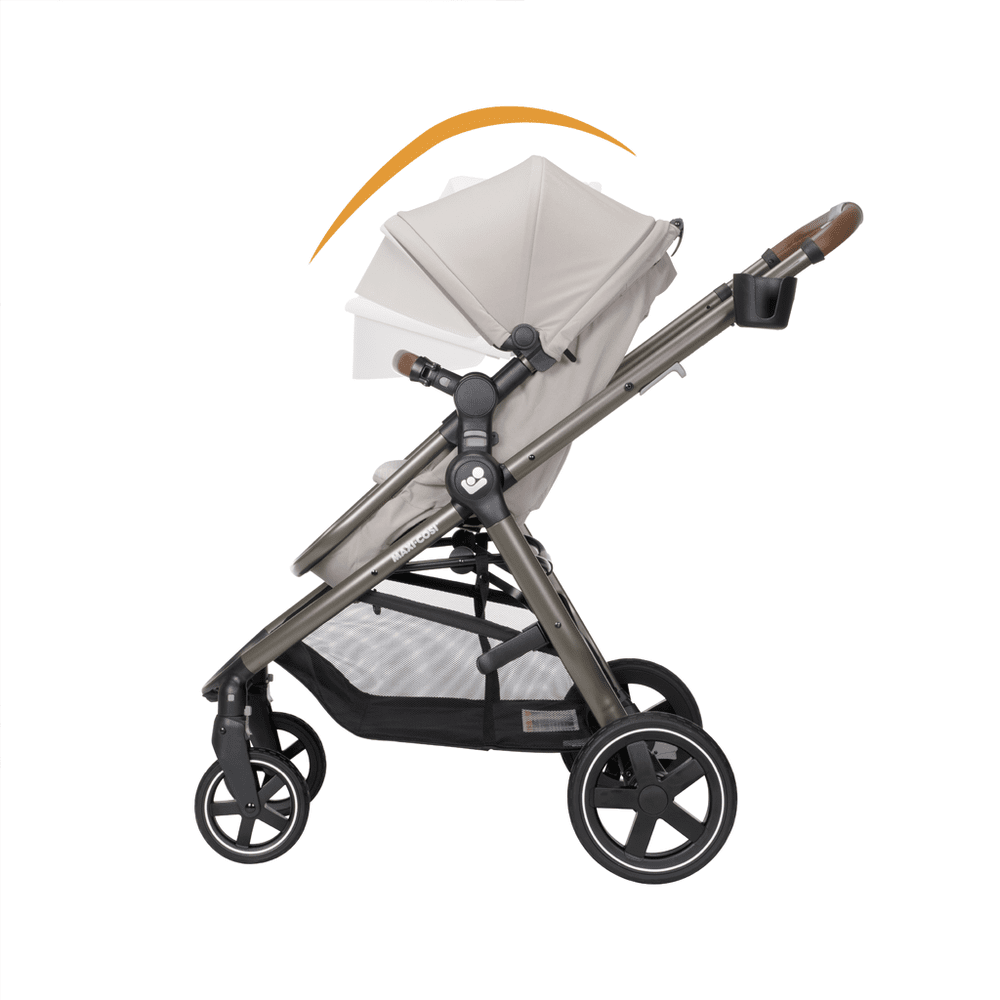Maxi Cosi Zelia Luxe 5-in-1 Modular Travel System Essential Green