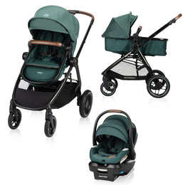 maxi cosi wagen Maxi Cosi Zelia Luxe 5-in-1 Modular Travel System Essential Green