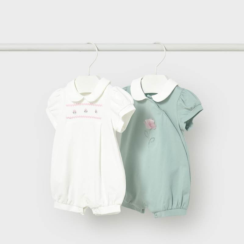 Mayoral 2 set onesie short Aqua View 1