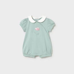 Mayoral Baby 2 Pack Short Onesie Set Aqua