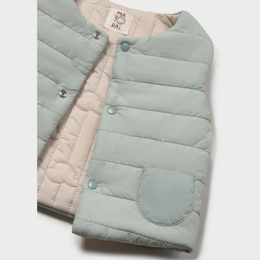 Mayoral Reversible Vest - Stone Jaspe