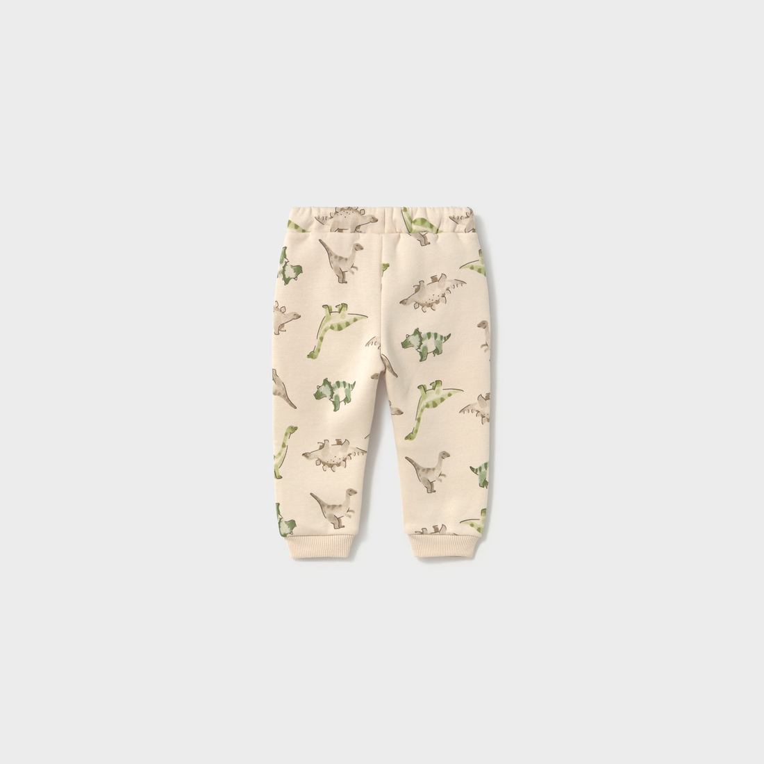 Mayoral Baby Jogger Sweatpants - Light Taupe shown from the back on a clean background