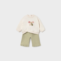 Mayoral Newborn Girl 4-Piece Set - Heather Nude