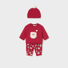 Mayoral Newborn Boy 3-Piece Set - Red