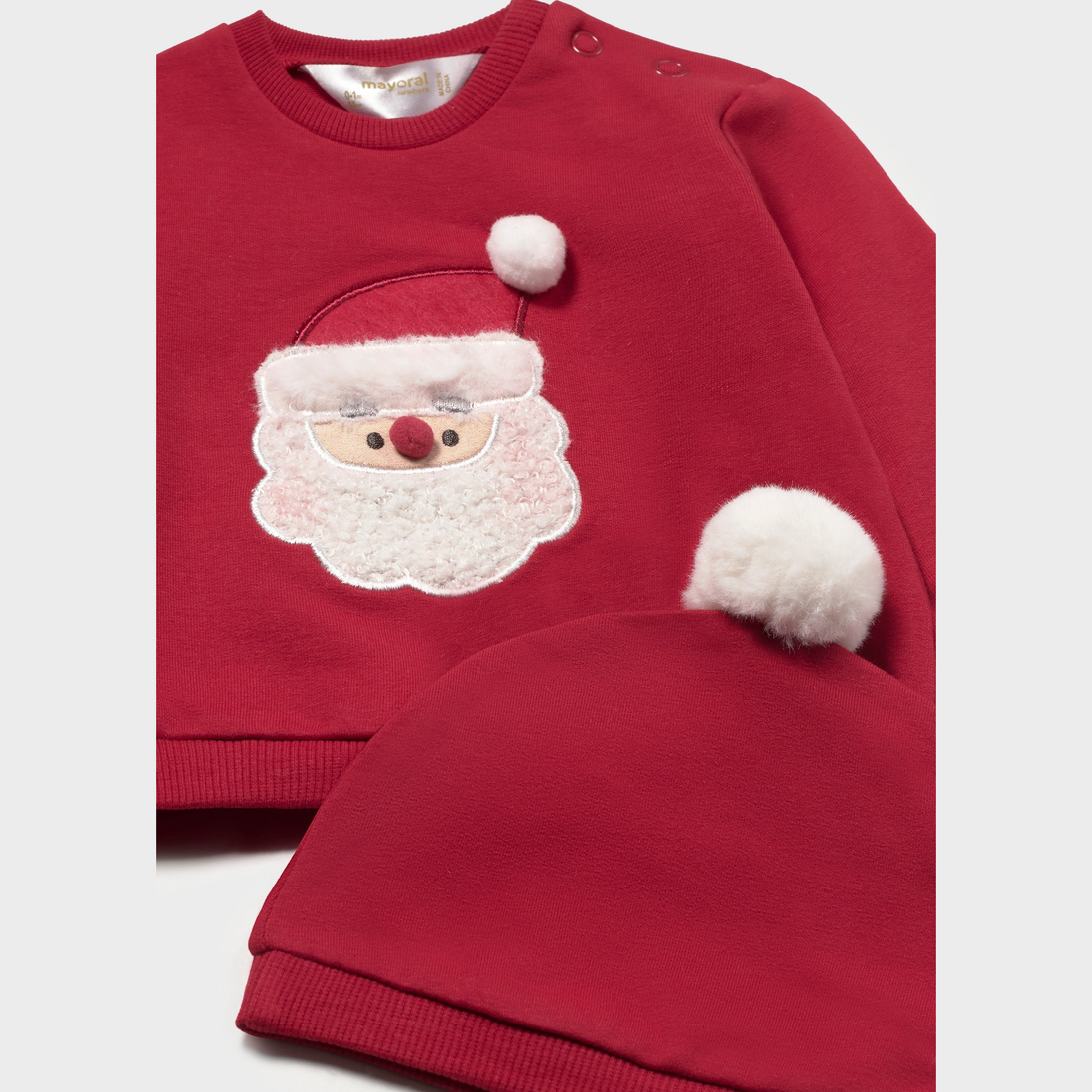 Mayoral Newborn Boy 3-Piece Set - Red companion piece shown separately with coordinated details