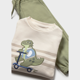 Mayoral Baby 2-Pants Tracksuit - Bayleaf