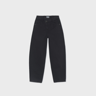 Mayoral Girl Twill Barrel Fit Pants - Black