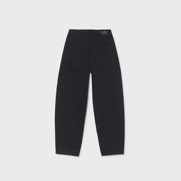 Mayoral Girl Twill Barrel Fit Pants - Black