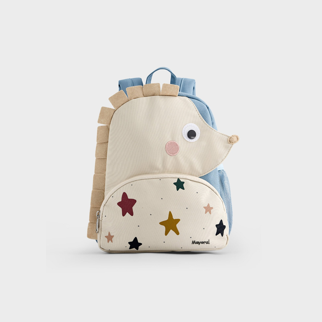 Mayoral Baby Animal Daycare Backpack - Hedgehog shown from the front on a clean background