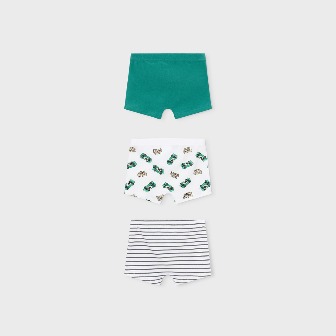 Mayoral Boy 3-Pack Boxers - Acacia main coordinated piece shown separately