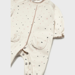 Mayoral Newborn Girl 2-Pack Pajamas - Nude