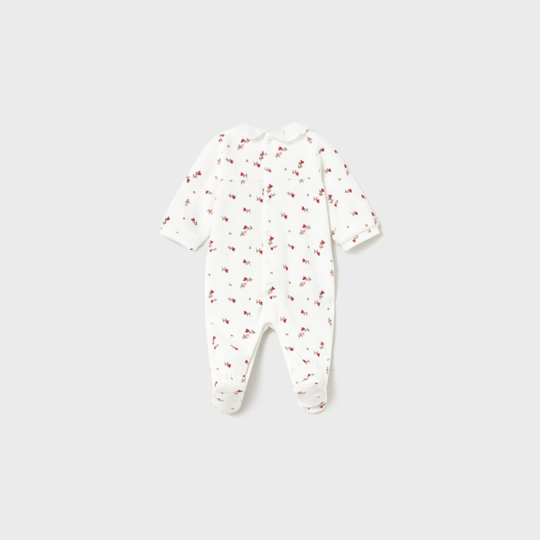 Mayoral Newborn Girl 2-Pack Velour One-Piece - Red — product view 2