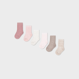Mayoral Newborn Boy 6-Pack Socks - Roses