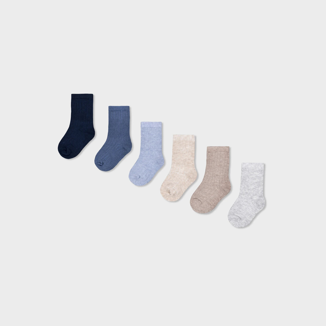 Mayoral Newborn Boy 6-Pack Socks - Blue — product view 1