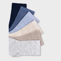Mayoral Newborn Boy 6-Pack Socks - Blue
