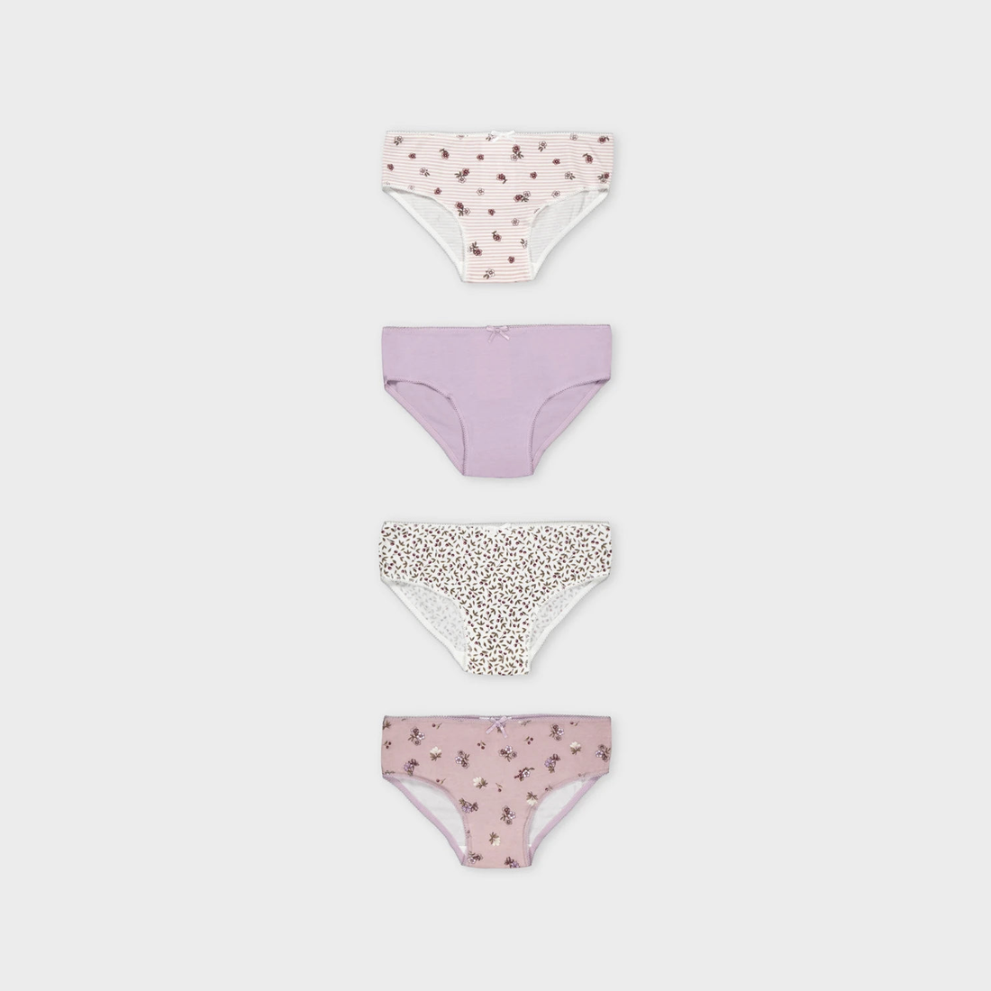 Mayoral Girl 4-Pack Briefs - Mauve — product view 1