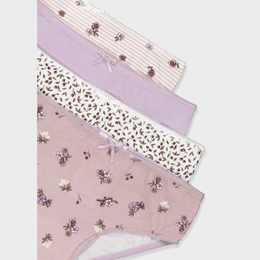 Mayoral Girl 4-Pack Briefs - Mauve