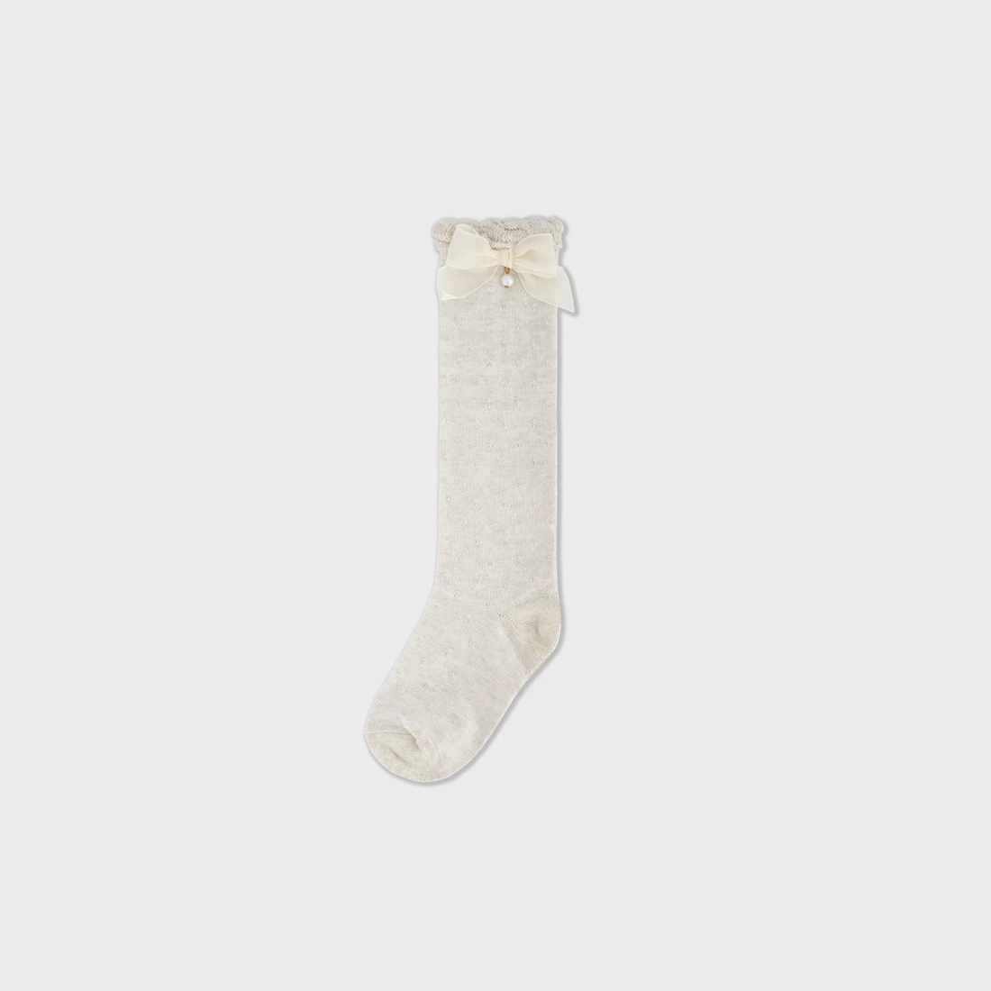Mayoral Socks - Heather Milk — product view 1