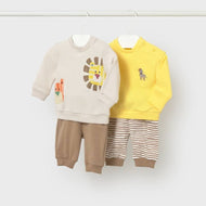 Mayoral Baby 4 Piece Knit Set Mustard