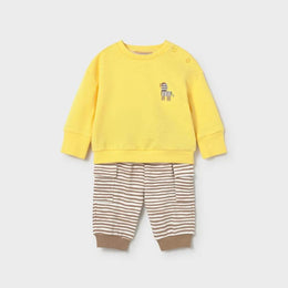 Mayoral Baby 4 Piece Knit Set Mustard
