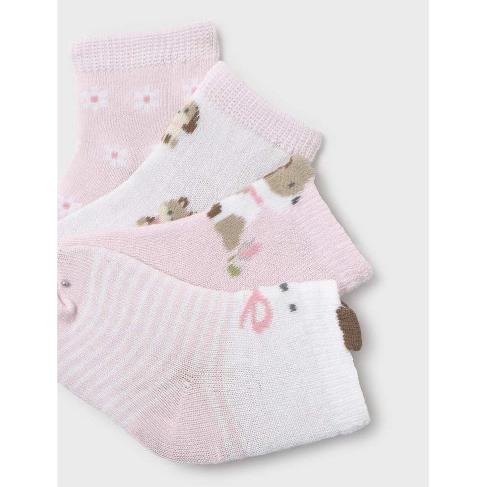Mayoral 4pc set socks Baby Rose View 2
