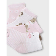Mayoral 4 Pack Socks Set Baby Rose