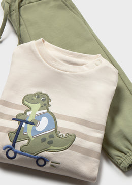 Mayoral Baby 2-Pants Tracksuit - Bayleaf