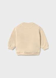 Mayoral Baby Animal Sweatshirt - Stone