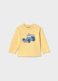 Mayoral Baby Cars T-Shirt - Corn