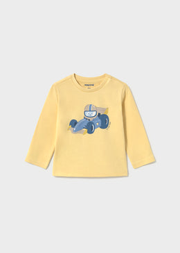 Mayoral Baby Cars T-Shirt - Corn
