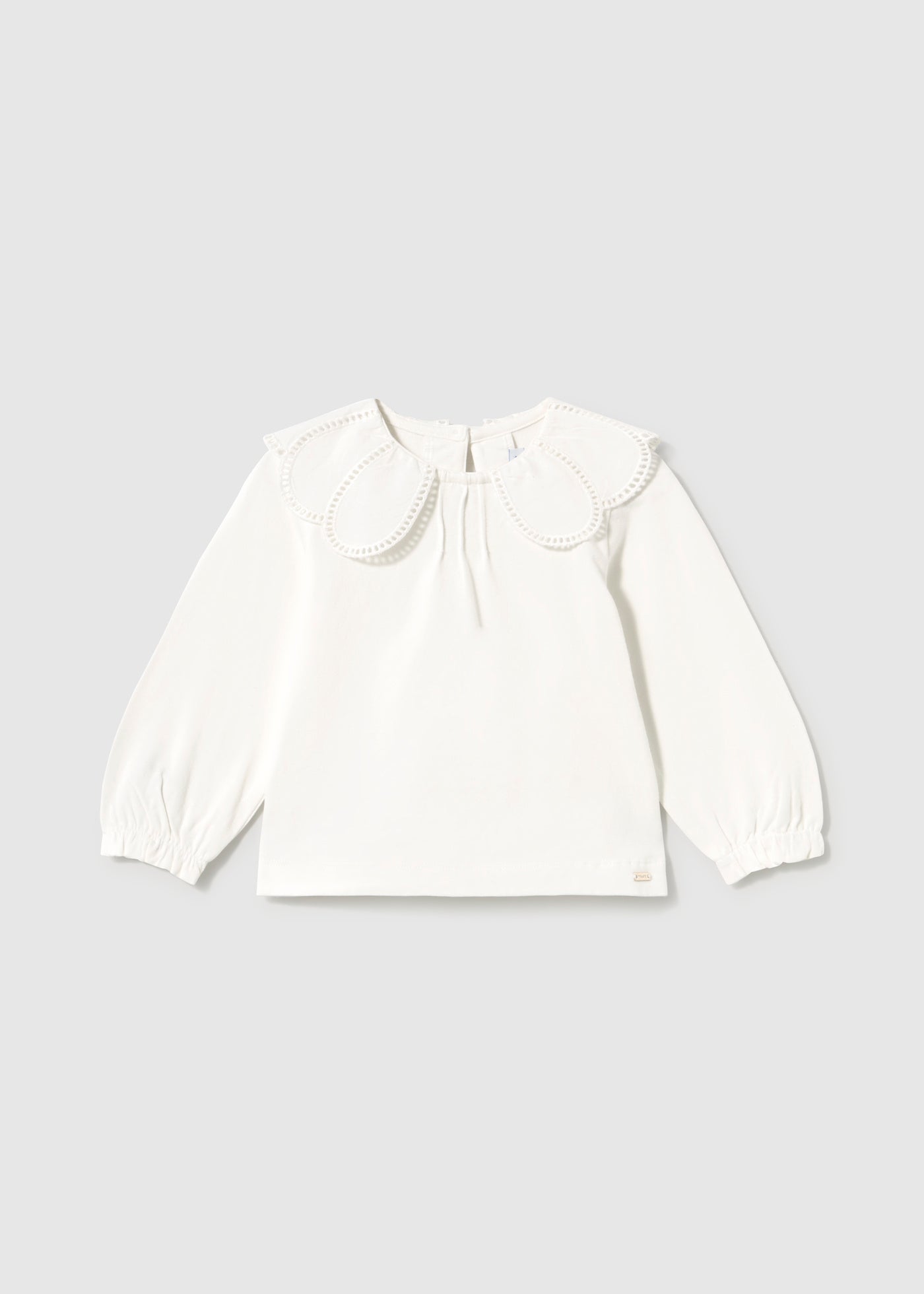 Mayoral Baby Collar Shirt - Natural