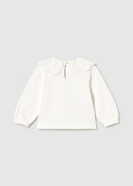 Mayoral Baby Collar Shirt - Natural