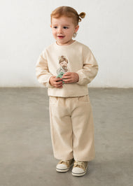 Mayoral Baby Corduroy Pants - Light Khaki