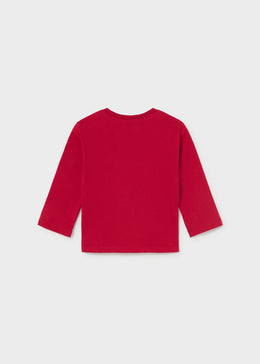 Mayoral Baby Embroidered T-Shirt - Red