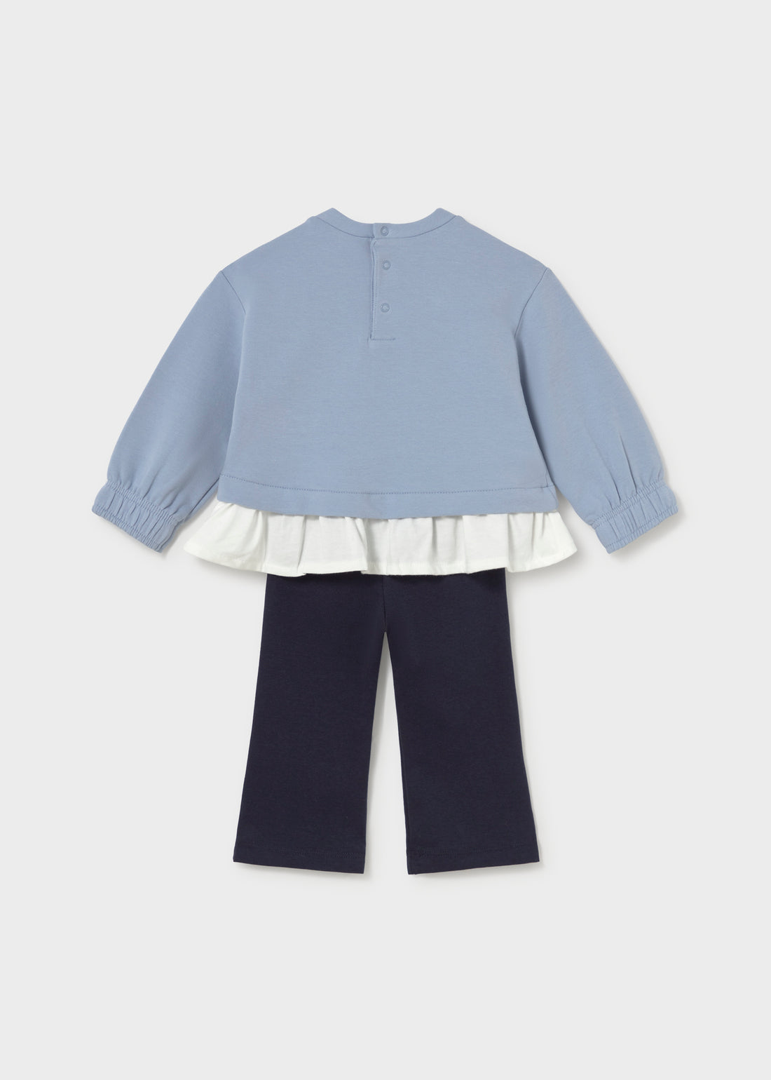 Mayoral Baby Flare Leggings and Sweatshirt Set - Navy main coordinated piece shown separately