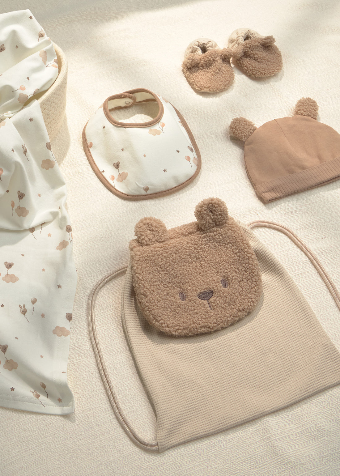 Mayoral Baby Gift Set - Cinnamon worn by a child in a close lifestyle scene