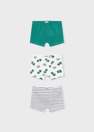 Mayoral Boy 3-Pack Boxers - Acacia