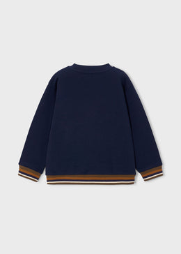 Mayoral Boy Embroidered Sweatshirt - Ink