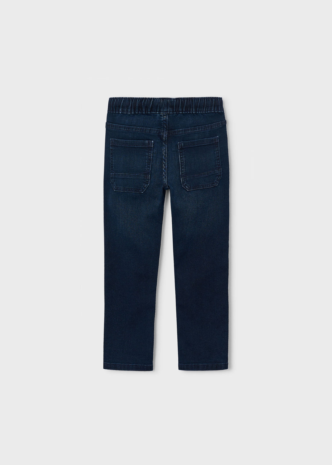 Mayoral Boy Jeans - Blue-Black shown from the back on a clean background