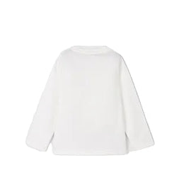 Mayoral Cotton Dinosaur Shirt Cream