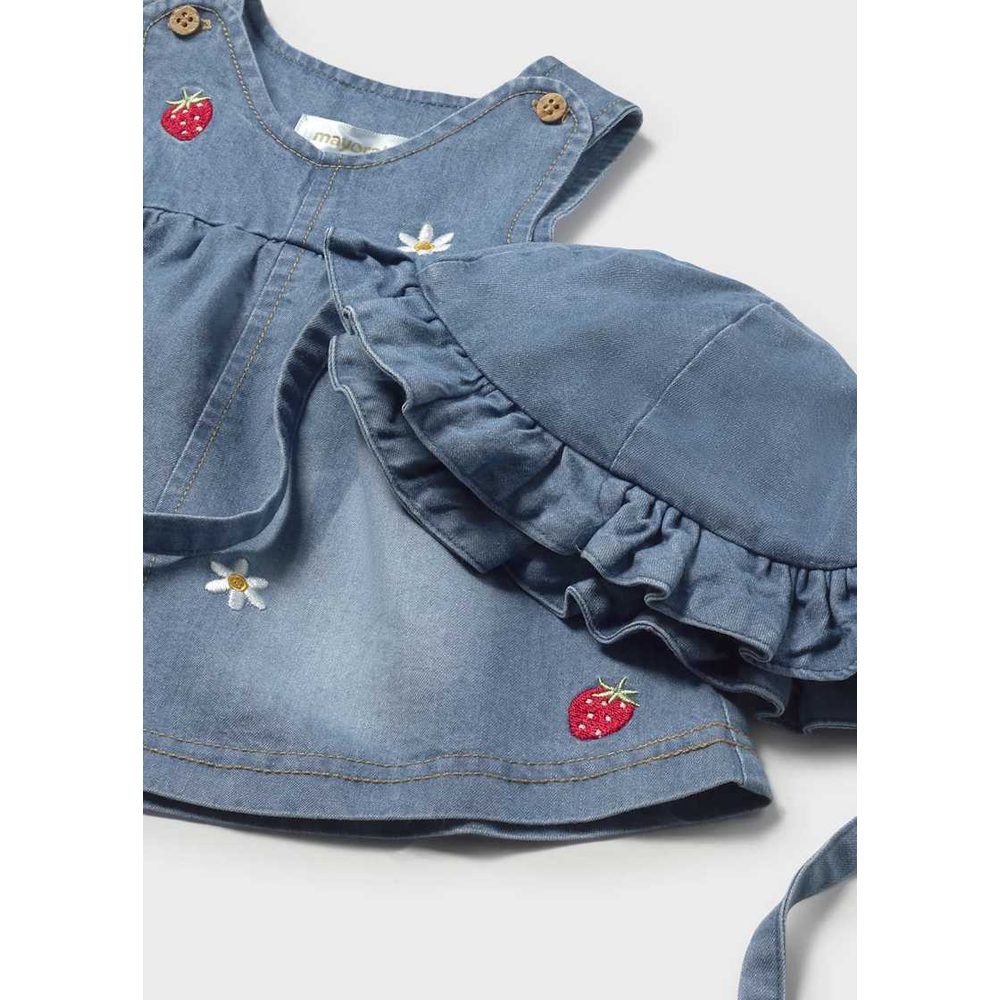 Mayoral Baby Dress Denim, product view 3