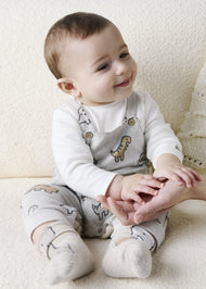 Mayoral Jacquard Romper - Vivid Marble