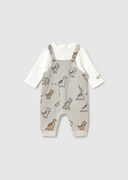 Mayoral Jacquard Romper - Vivid Marble